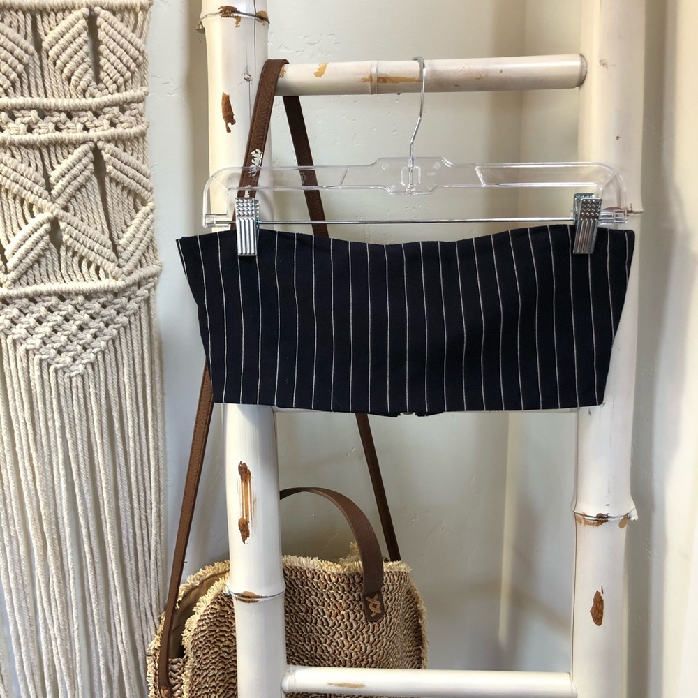striped bandeau / crop top!